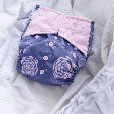 China Hot Selling Charcoal Cloth Bamboo Cloth Baby Diapers Embroidered Washable Baby Diaper Wholesale for sale