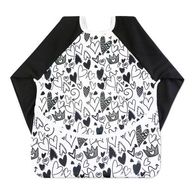 China Viable Washable Quick Dry Infant Bibs Painting Bib Wholesale Waterproof Long Sleeve Baby Bibs for sale