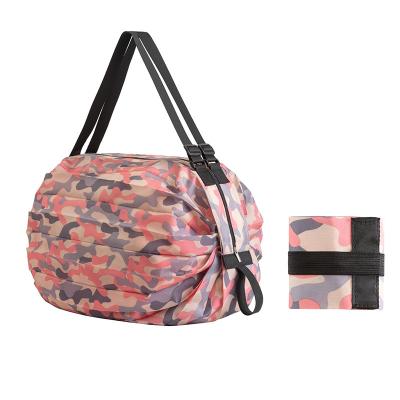 China Color Dyed Waterproof Easy Carry Travel Bag Polyester Mommy Shopping Bag for sale