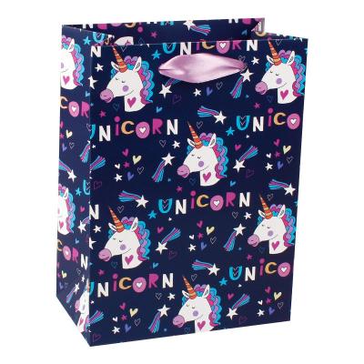 China Mini Clothes Christmas Party Pink Luxury Gift White Recycled Hot Stamping Custom Paper Bag Materials Boutique Paper Bag With Ribbon Handle for sale