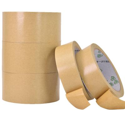 China ANTISTATIC Eco Custom Printed Self Adhesive Gummed Mailing Roll Brown Paper Tape Waterproof High-Tack Color Adhesive Paper And Film Kraft Paper for sale