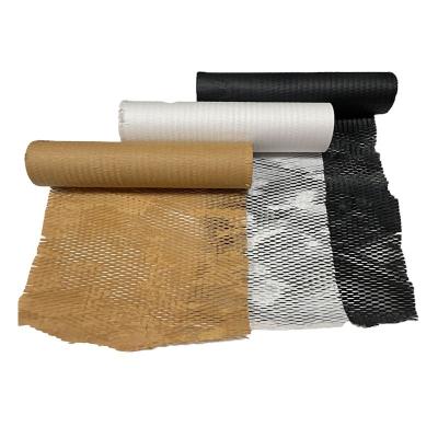 China Waterproof Competitive Price Buffer Packing Filling Protective Roll Cushioning Kraft Honeycomb Paper Envelope for sale