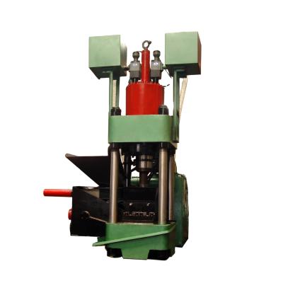 China Building Material Stores Automatic Vertical Hydraulic Briquetting Press For Iron Aluminum Copper Steel Chips for sale