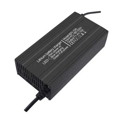 China Exclusive supply 17 lithium battery charging electric vehicle lithium battery charger 60V10A strings 71.4V fast charging high power foreign trade for sale