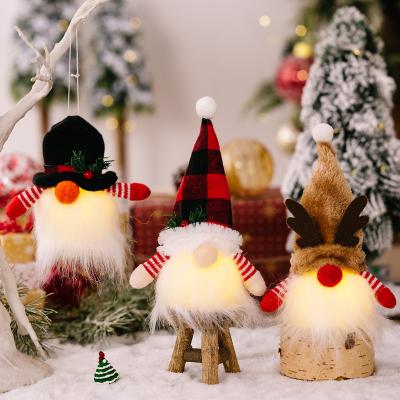 China Christmas Festive Christmas Decoration Supplies Lights Gnome Christmas Rudolph No Faceless Doll Ornaments for sale