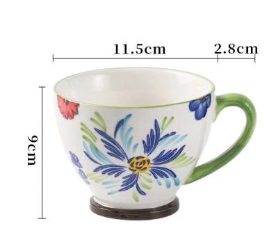 China Stored Amazon Top Selling Personality Large Capacity Mug Breakfast Cup Ceramic Coffee Mugs Milk Mugs for sale