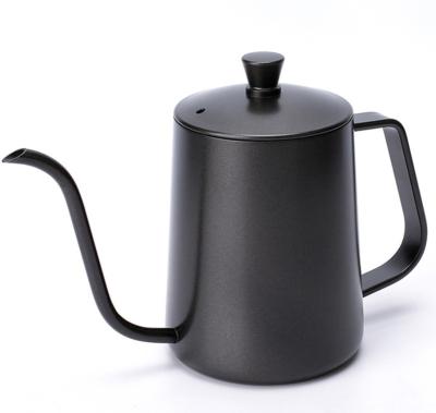 China 304 Stainless Steel Coffee 600ml Durable Coffee Kettle Teapot With Handle V60 Style Tea And Coffee Drip Kettle for sale