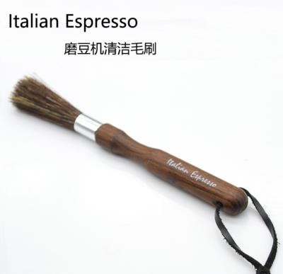 China Stocked Walnut Household C40 Commercial Coffee Bean Grinder Cleaning Brush for sale