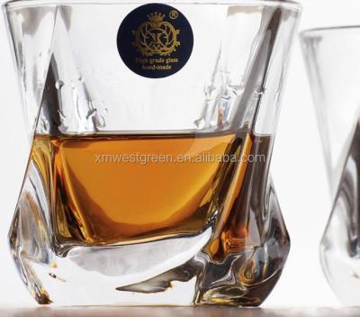 China No GT-032-2, old fashioned whiskey glass Bourbon tumblers. .whiskey glasses. Twist whiskey glasses, whiskey glass mug with gift box for sale