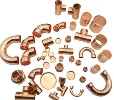 China copper fittings u copper type copper parts for air conditioning for sale