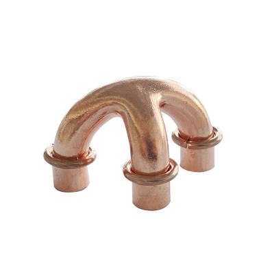 China Chicken Copper Copper Feet Fittings Copper Parts For Air Conditioning Copper Tee for sale