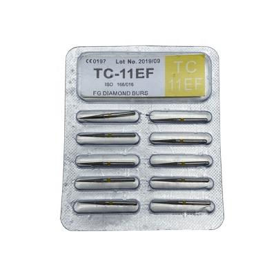 China Diamond FG Dental Diamond Burs TC-11EF for sale