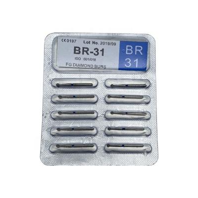 China Diamond FG Dental Diamond Burs BR-31 for sale