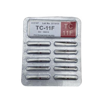 China Diamond FG Dental Diamond Burs TC-11F for sale