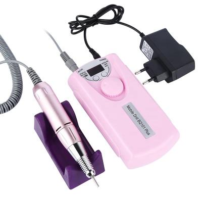 China ABS Portable Rechargeable Electric Manicure Folder Nail Drill Machine for sale