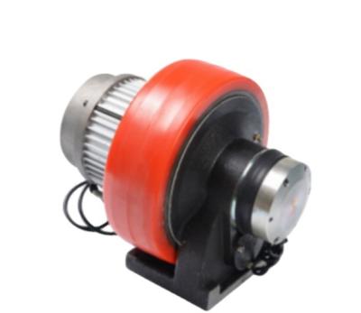 China Construction Material Stores Stacker Drive Wheel Assembly Drive Motor Drive Wheel Polyurethane Wheel Forklift Accessories for sale