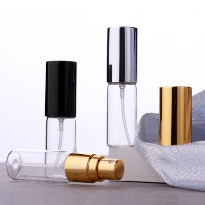 China Personal Care 10ml Custom Logo Perfume Bottle Atomizer Refillable Glass Spray Bottle With Metal Sprayer for sale