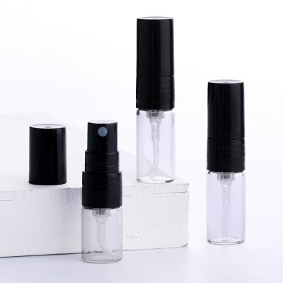 China SUMEEAR Personal Care 1ml 1.5ml 2ml Sample Glass Perfume Pump Bottle Plastic Refiller Bottle Perfume Sample for sale