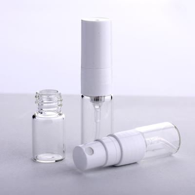 China Personal Care Wholesale Empty Sample Glass Vials Perfume Spray Bottle 1ml 2ml Mini Pocket Glass Perfume Bottle for sale