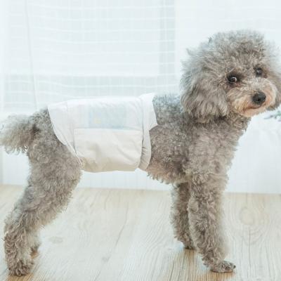 China Portable Eco-Friendly Soft Super Comfortable Absorbent Disposable Dog Pet Female Diapers For Dogs Male for sale