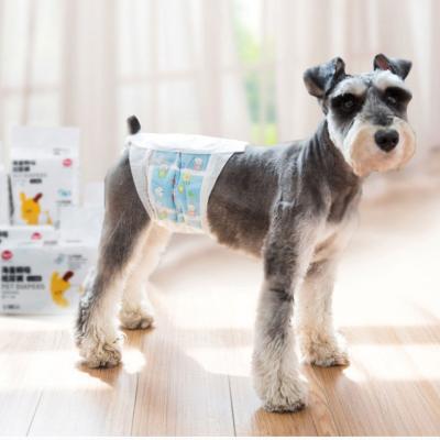 China Stocked Manufacturer Wholesale Disposable Pet Diaper Supply Super Soft Absorbent Female And Male Dog Diapers for sale