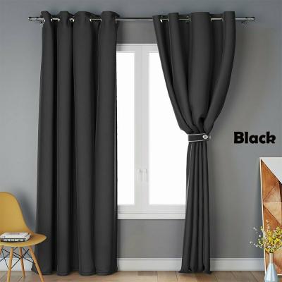 China Blackout Blockout Curtains Pair Blackout Light Blocking Curtain For Bedroom for sale