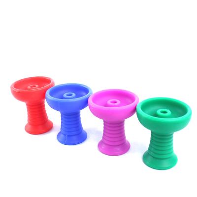 China 2022Silicone Fashionable 1 Shisha Holes Customized Hookah Bowl Head Hukah Head Sheesha Hukah Accessories Main Wholesale Bowl for sale