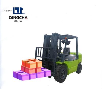 China Building material stores Mitsubishi S6S-T engine 5ton diesel forklift big with China LINDE and TCM technology for sale