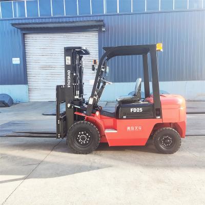 China Building Material Shops 2.5 Ton 3 Ton 4ton 5ton 7ton Forklift Diesel Hydraulic Lifter Forklift Lifting New Small Truck Diesel Forklift for sale