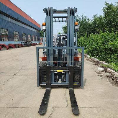 China Building material shops 3ton diesel forklift 1070mm 3stage fork mast with 4.5m side clutch shift xinchai engine Toyota electric seat, New Zealand for sale