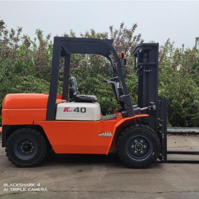 China Building material stores forklift 3ton, 4ton, 5ton all 4 wheel drive rough terrian forklift for sale