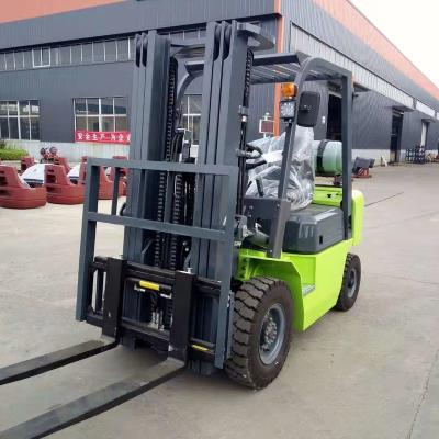 China Building Material Stores China Factory Qingcha Brand QC 2.5 Ton LPG Forklift Gasoline Forklift With Nissan Engine Forklift for sale