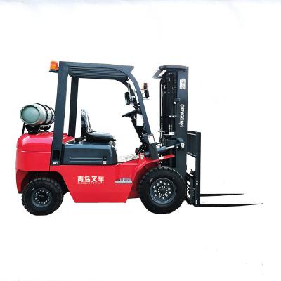 China Building material stores Qingcha brand EPA engine gasoline LPG forklift 5 ton 2 ton 2.5 ton 3.5 ton 3 ton propane LPG forklift with cushion tire for sale