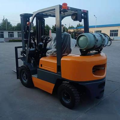 China Building material stores LPG forklift 1.5ton 2ton 2.5ton 3ton 3.5ton 4ton small gasoline forklift lpg forklift with japanese engine for sale