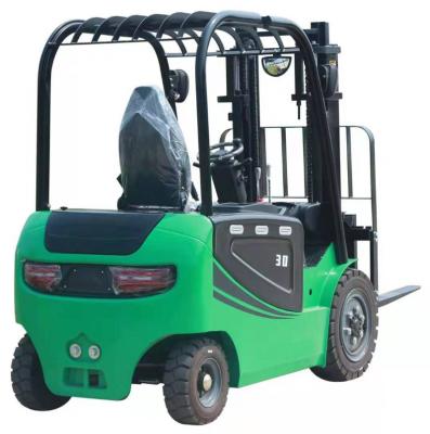 China Building Material Shops New Arrival Price 3 Ton Small 4 Wheel 3000kg Hand Electric Forklift Wholesale Cheap for sale