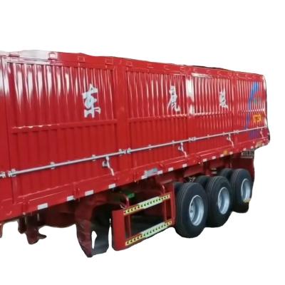 China Steel Lowest Priced 3/4 Axle Side Semi Trailer Will Be Sold In 2022 for sale