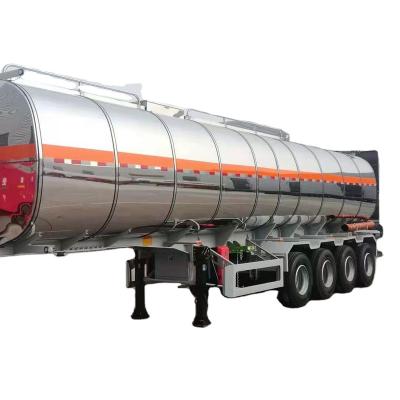 China 40 4 Axle Aluminum Square Tanker Hot Sales for sale