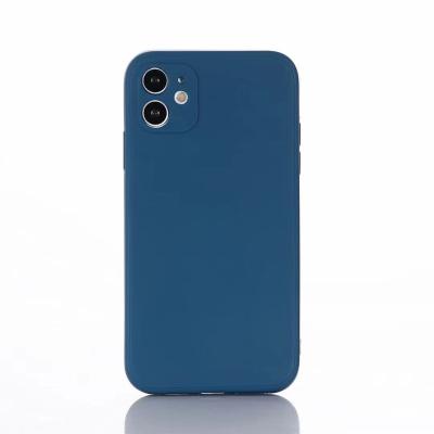 China Shockproof Straight Edge Frosted Liquid Silicon Phone Case For iphone X/XS IP Max Case Silicone Liquid Case for sale