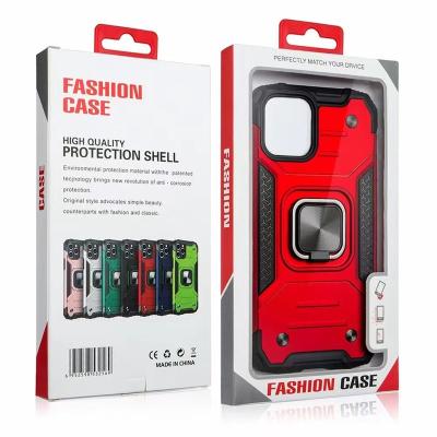 China Luxury Shockproof Smartphone Ring Back Cases PU TPU Mobile Phone Cases For Motorola for sale