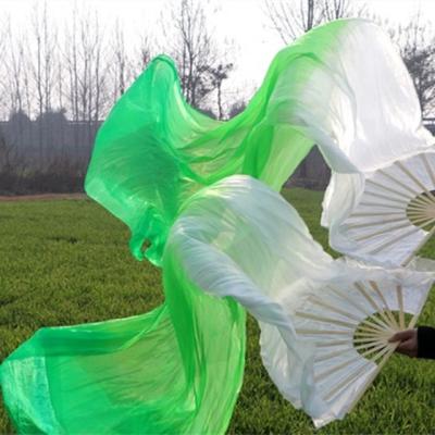 China Hot Sale Wings Belly Dance Fans Oriental Dance Accessories Egypt India Belly Dance Imitated Silk Fan Veils Sale On Pair 180cm Long for sale