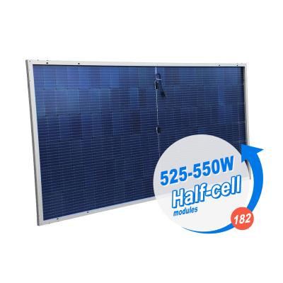 China Efficient PV Module Solar Panel 530w 540w 550w Monocrystalline For Industrial Use M10 zu verkaufen