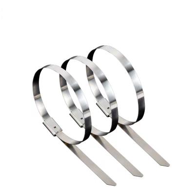 China Self Lock Stainless Steel Cable Tie 4x100mm  Flame Retardant à venda