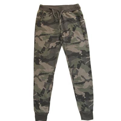 China Jogger Anti-wrinkle RUYI Sports Tracksuit 100% Cotton Sweatpants Mens Camouflage Unisex Thick For Men's Camouflage Trousers for sale