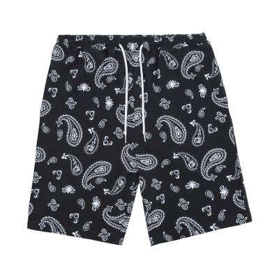 China Anti-Wrinkle Fashion 100% Polyester Paisley Bandana Shorts Men Plus Size Paisley Shorts Panties for sale