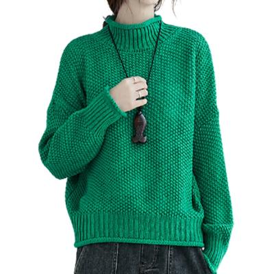 China RUYI Anti-wrinkle Women's Plain Sweater Handmade Sweater Design For Ladies Crochet Sweater for sale