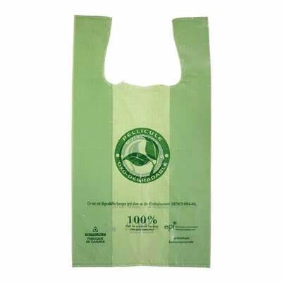 China Disposable Customize Biodegradable Compostable Pla Pbat T-shirt Clothing Shipping Bags for sale