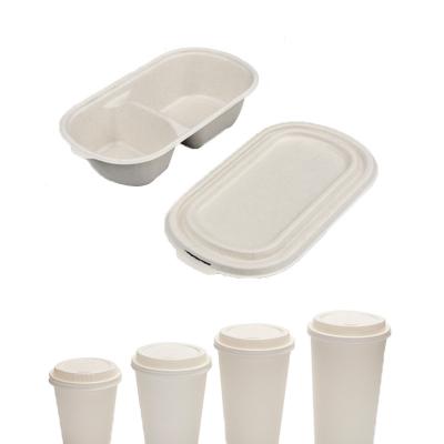 China Environmental Protection Eco Biodegradable Sugarcane Bagasse Party Disposable Dishes for sale