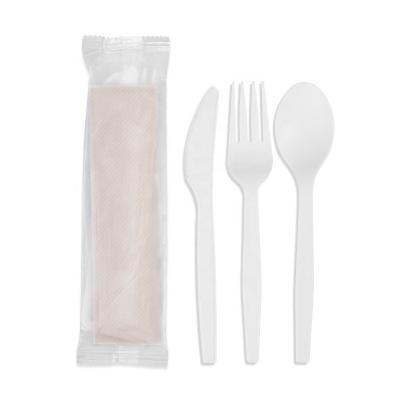 China 100% Natural Compostable Disposable PLA Cutlery Set, Melamine Serving Spoon Fork Utensils BPA Free Free for sale