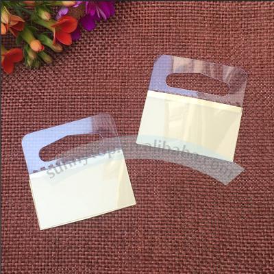 China Delta Adhesive Hole Blow Plastic Adhesive Label for sale