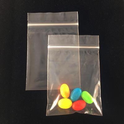 China Recyclable Transparent Plastic Clear Food Bag Safe Zipper Handle High Quality Safe Bag for sale